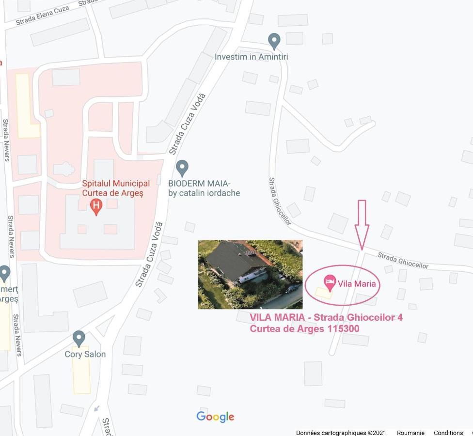 Cazare Vila Maria Leilighet Curtea de Argeş Eksteriør bilde